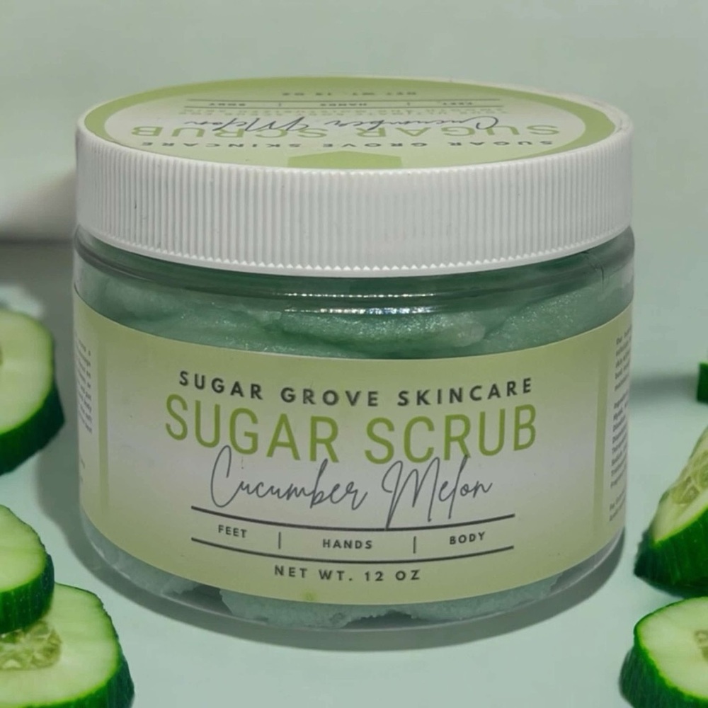 Sugar Grove 12 oz Cucumber Melon Foaming Sugar Scrub